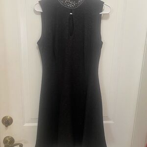 Elegant Black Sleeveless Dress